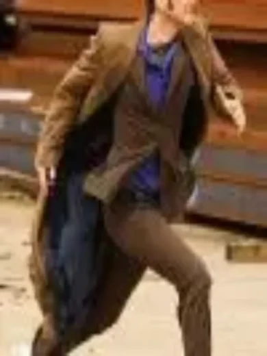 10th Doctor Who Brown Coat