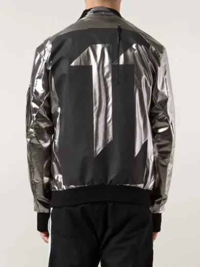 11 By Boris Bidjan Saberi Satin Bomber Jacket