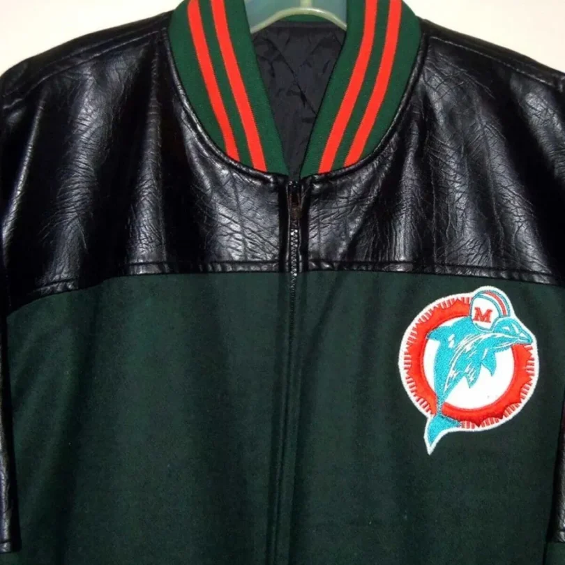 Throwback Miami Dolphins 90’s Varsity Jacket