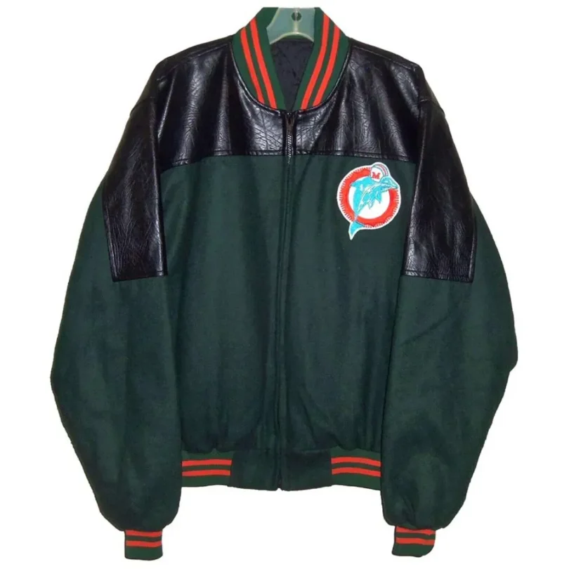 Throwback Miami Dolphins 90’s Varsity Jacket