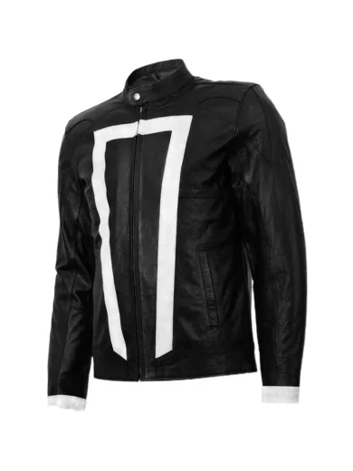 Agents of Shield Black Leather Jacket