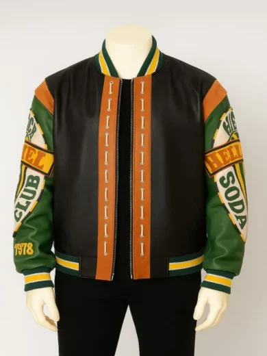 Big Meech Black Mafia Family Bomber Leather Jacket 3