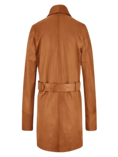 Brad Pitt Legends of the Fall Leather Trench Coat