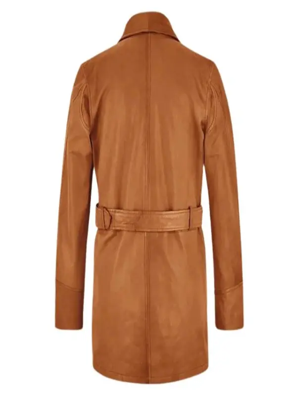 Brad Pitt Legends of the Fall Leather Trench Coat