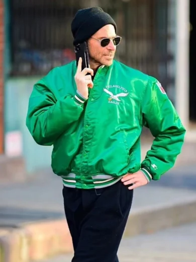 Bradley Cooper Philadelphia Eagles Varsity Jacket