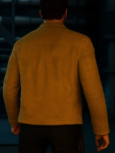 Star Wars Jedi Survivor Cal Kestis Yellow Leather Jacket