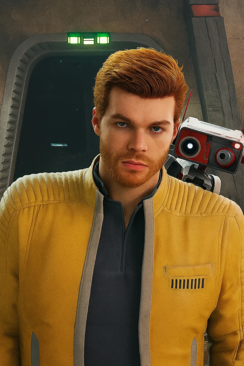 Star Wars Jedi Survivor Cal Kestis Yellow Leather Jacket
