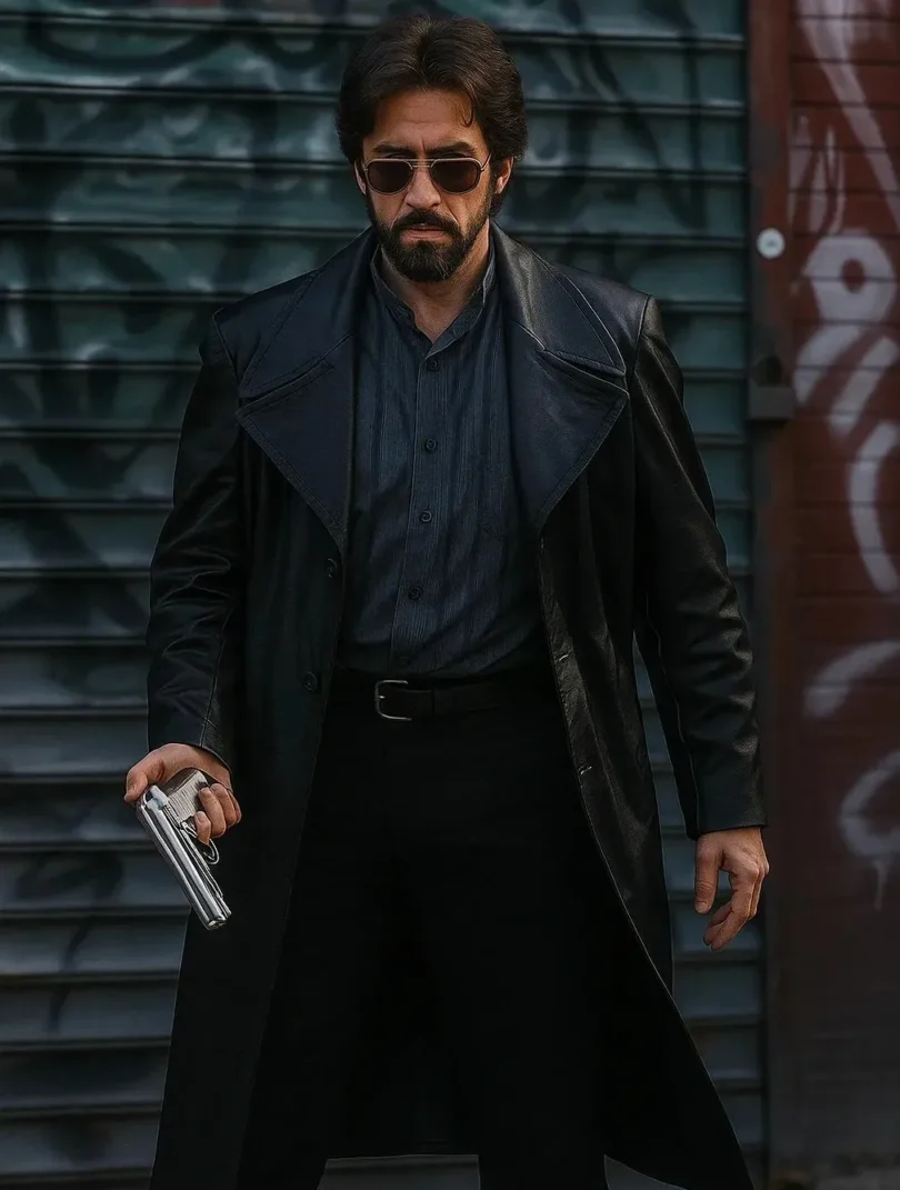 Al Pacino Carlito’s Way Carlito Brigante Black Leather Trench Coat