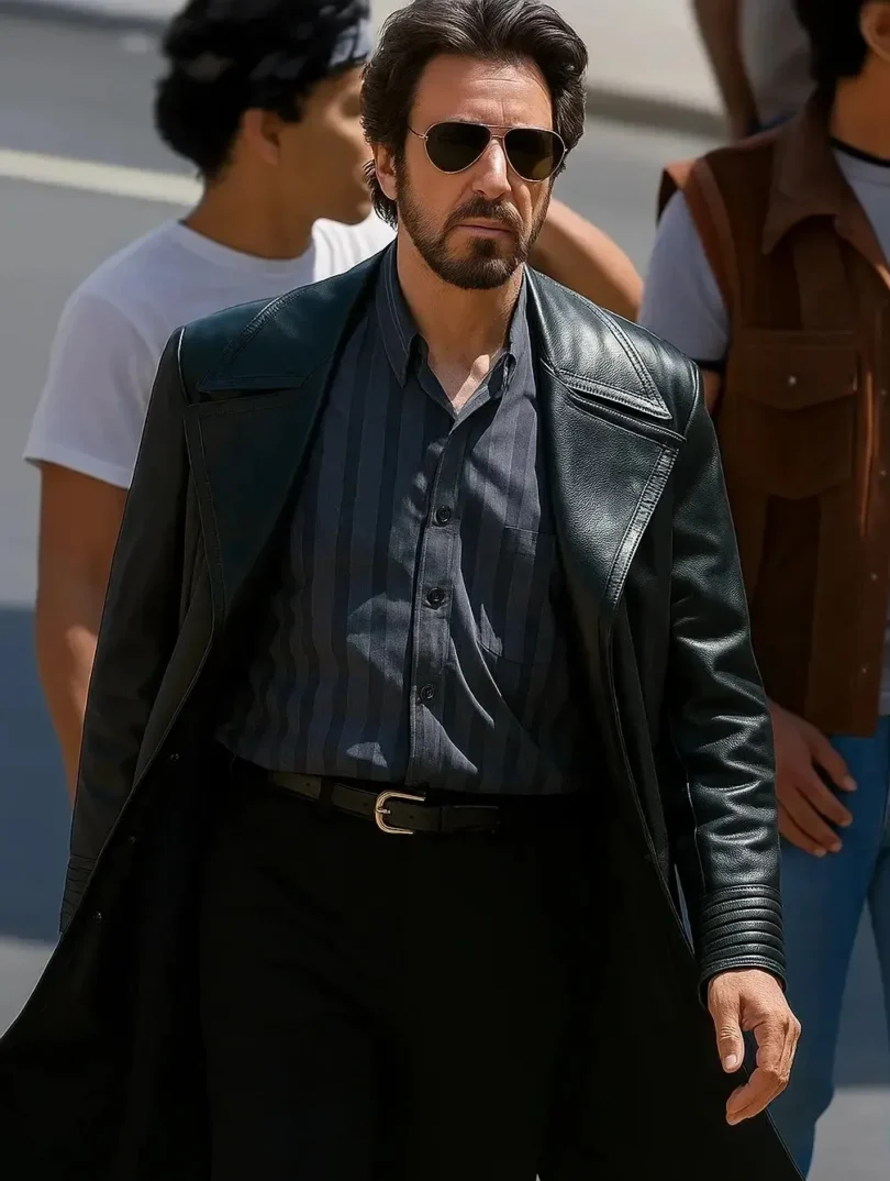 Al Pacino Carlito’s Way Carlito Brigante Black Leather Trench Coat