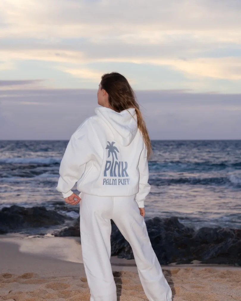 Classic Puff Hoodie in Ocean Air 3