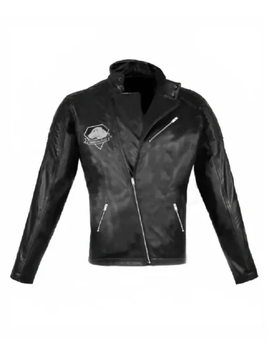 Video Game Cyberpunk 2077 Johnny Silverhand Biker Black Leather Jacket