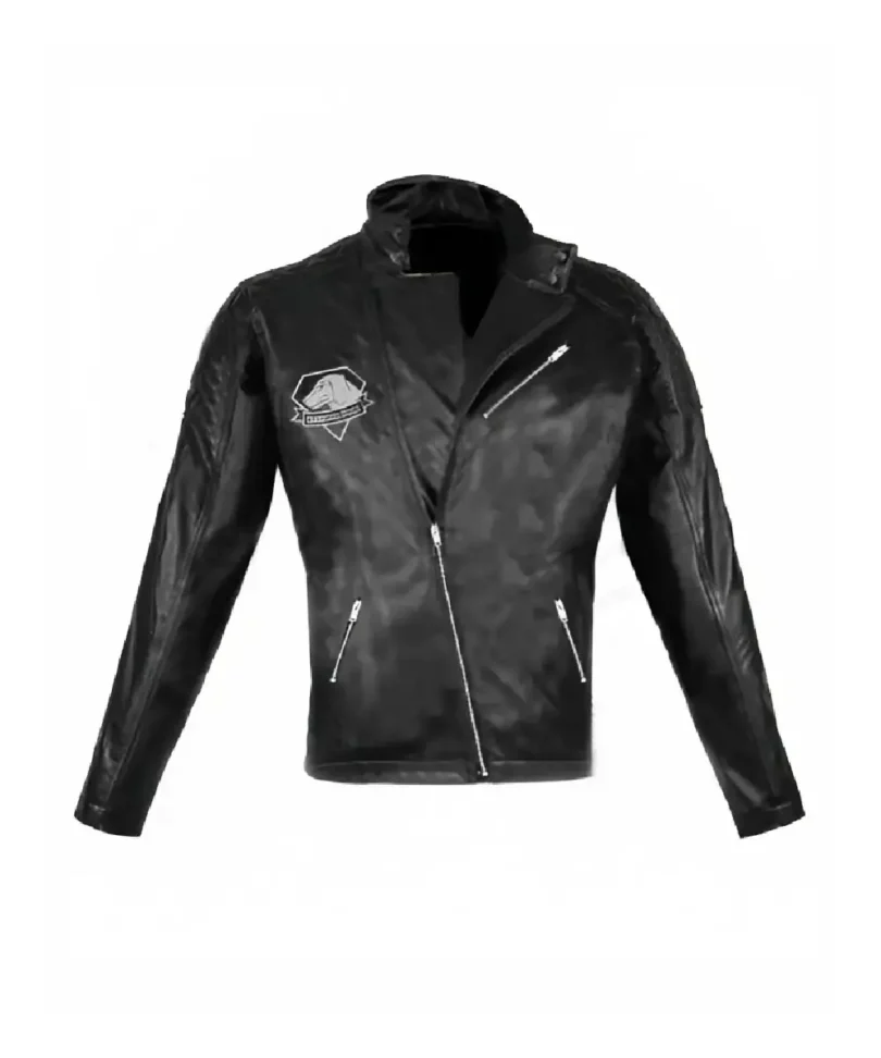 Video Game Cyberpunk 2077 Johnny Silverhand Biker Black Leather Jacket