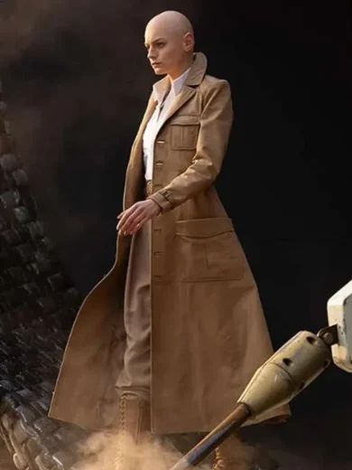 Deadpool-Wolverine-Emma-Corrin-Brown-Trench-Coat