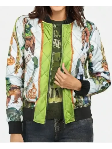 Emily In Paris Horse Bomber Jacket