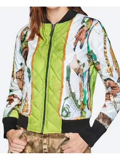 Emily In Paris Horse Bomber Jacket