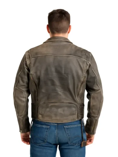 Hein Gericke Leather Jacket back