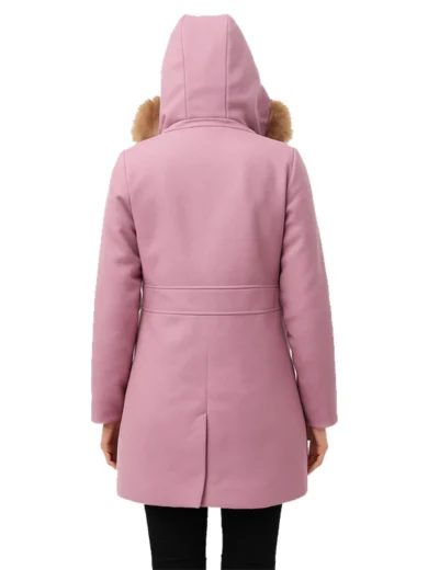 Jackie Howard My Life with the Walter Boys Pink Parka Coat 2