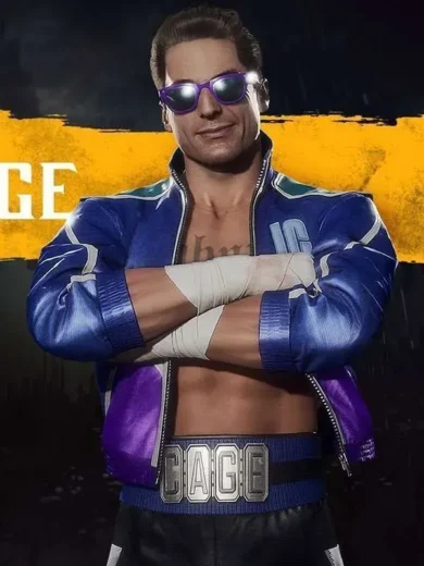 Johnny-Cage-Video-Game-Mortal-Kombat-11-Blue-Leather-Jacket