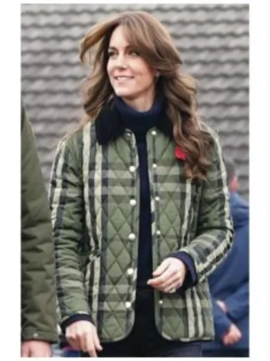 Product Specification: Inspired From: Kate Middleton's Personal Style Material: Cotton Polyester Inner: Soft Viscose Lining Front: Button Closure Collar: Shirt Style Collar Sleeves: Full-Length Sleeves Cuffs: Open Hem Cuffs Pockets: Two Waist Pockets Outside & One Inside Color: Green