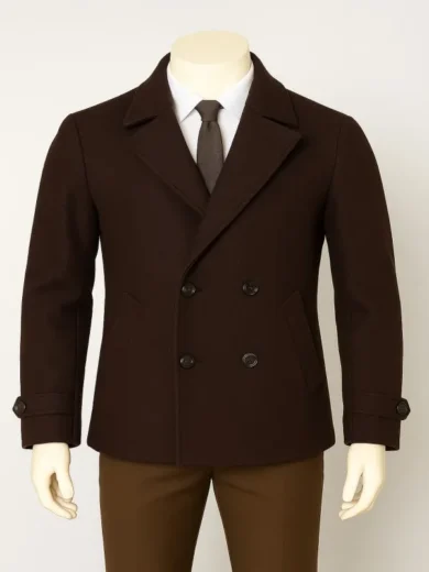 Loki S02 Tom Hiddleston Brown Peacoat 4