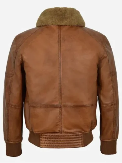 Keyboard Style Black Leather Jacket