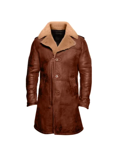 Mens-Tan-Bane-Shearling-Leather-Trench-Coat-1