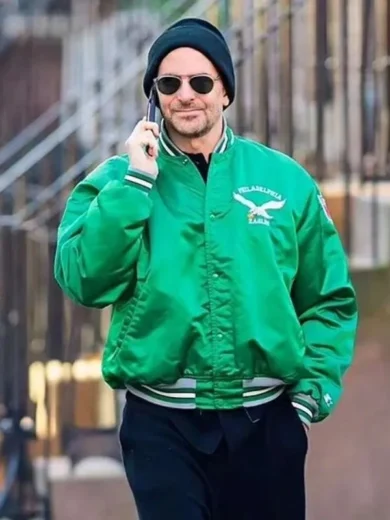 Bradley Cooper Philadelphia Eagles Varsity Jacket