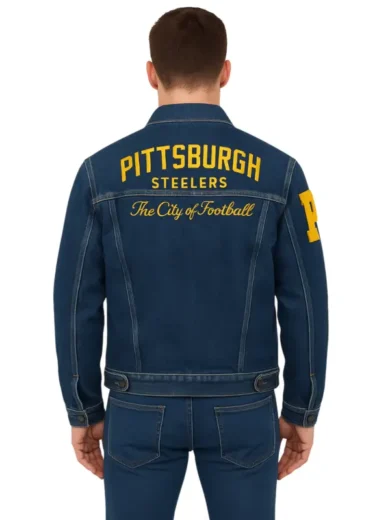 NFL-Pittsburgh-Steelers-Denim-Jacket-back