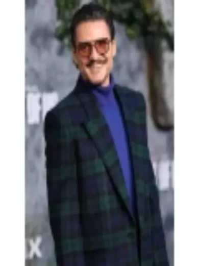 Pedro Pascal Checkered
