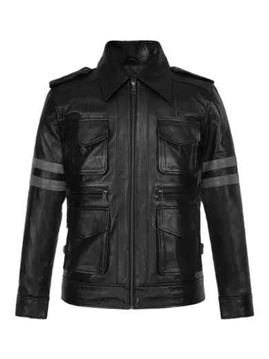 Resident Evil 6 Leon Kennedy Leather Jacket 2