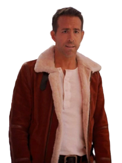 Spirited Ryan Reynolds Santa Jacket
