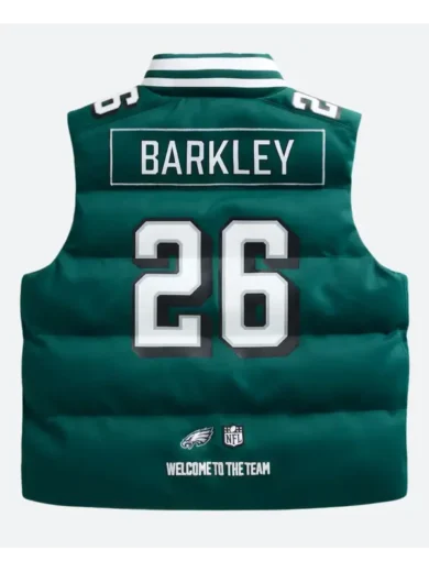 Saquon Barkley Philadelphia Eagles Off Season Puffer Vest