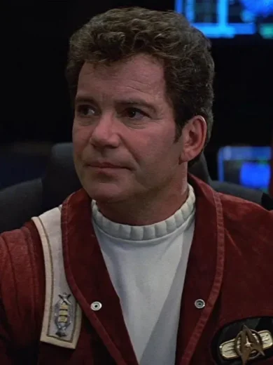Star Trek V The Final Frontier William Shatner Red Leather Jacket