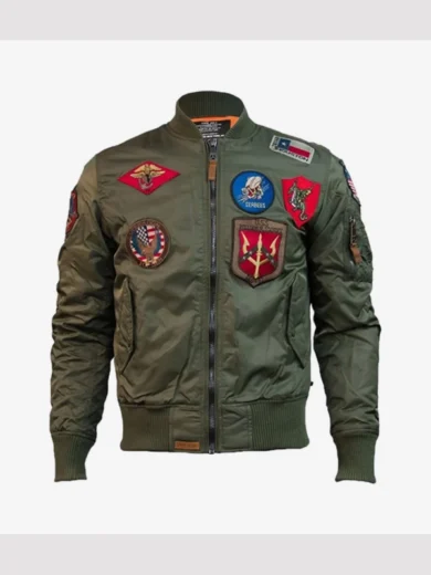 Top-Gun®-MA-1-Green-Bomber-Jacket
