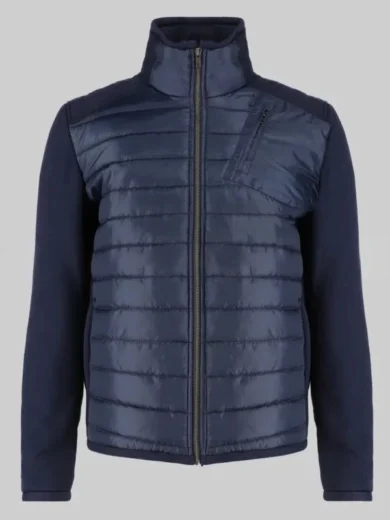 Tracker-Justin-Hartley-Blue-Puffer-Jacket