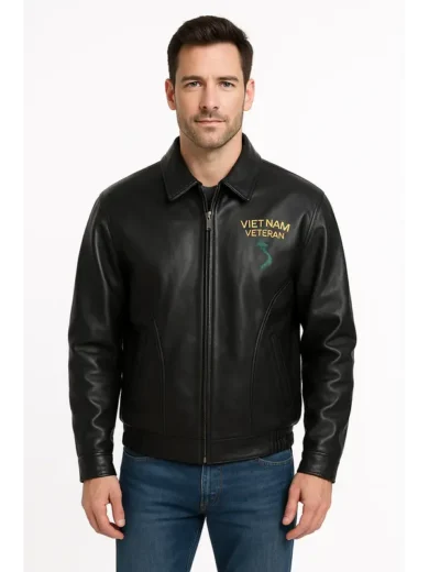 Vietnam Veteran Leather Jacket (1)