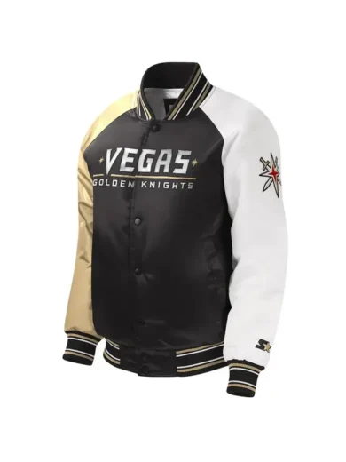 Youth Vegas Golden Knights Varsity Satin Jacket