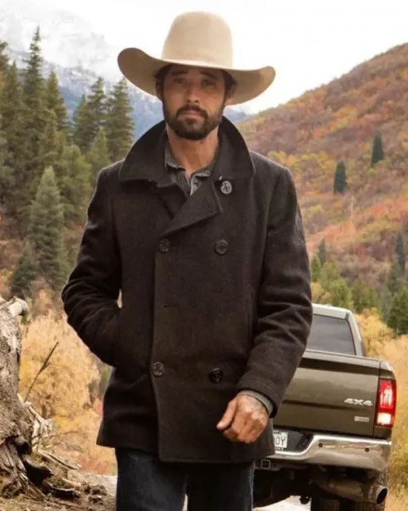 Yellowstone Ryan Bingham Wool Peacoat