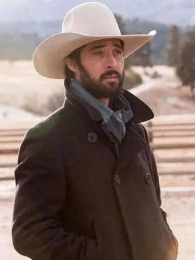 Yellowstone Ryan Bingham Wool Peacoat