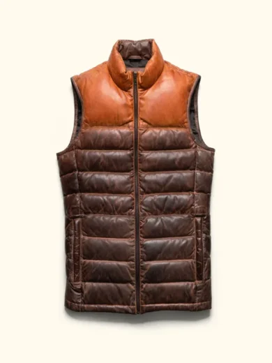 Bridger Leather Down Vest