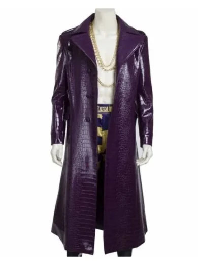 Suicide Squad Purple Joker Coat