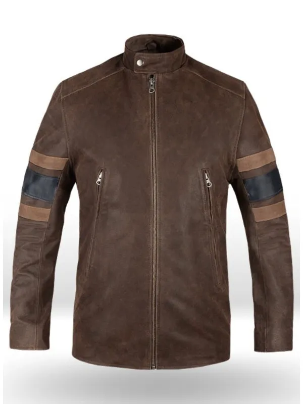 X-Men 3 Wolverine brown Leather Jacket