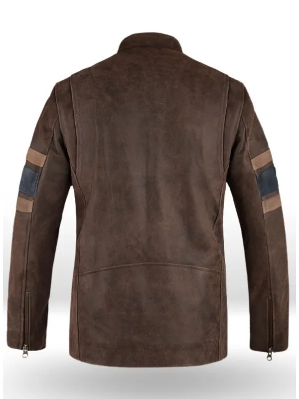 X-Men Wolverine brown Leather Jacket
