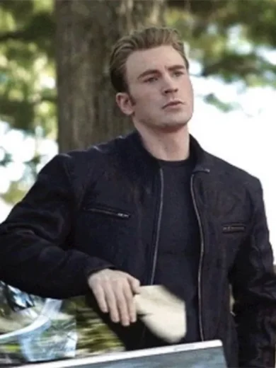 Chris Evans Avengers Endgame Leather Jacket 3