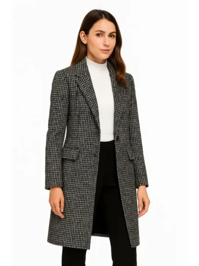 Fool Me Once 2023 Michelle Keegan Grey Trench Coat