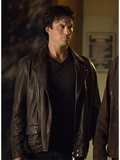 Ian Somerhalder The Vampire Diaries Leather Jacket