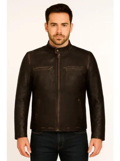 Mark Wahlberg Contraband Leather Jacket