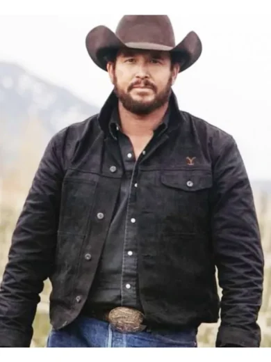 Cole Hauser Yellowstone Rip Wheeler Suede Jacket