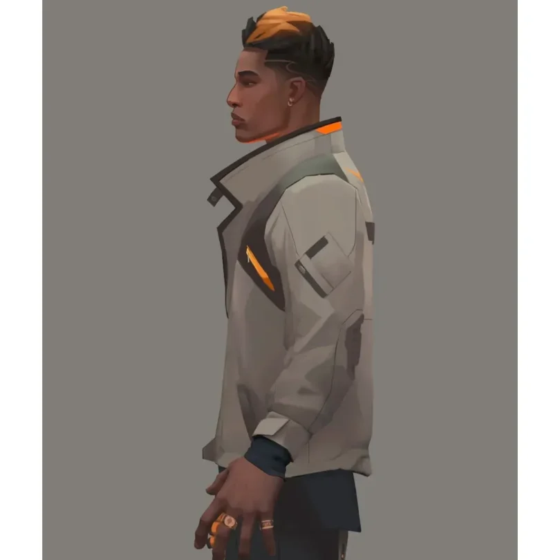 Valorant Phoenix Video Game Leather Jacket