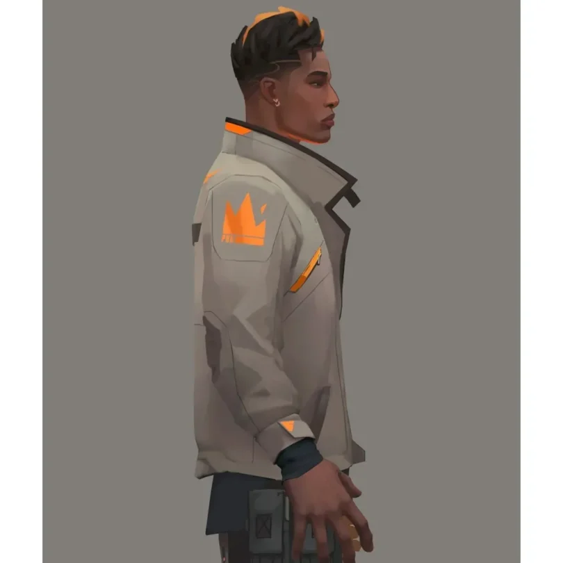 Valorant Phoenix Video Game Leather Jacket